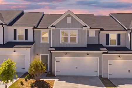 New construction Townhouse house 1207 Jensen Rd, Durham, NC 27703 plan Raritan - image