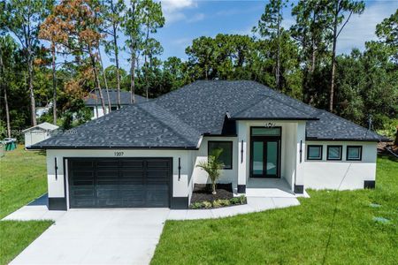 New construction Single-Family house 1207 Ramus St E, Lehigh Acres, FL 33974 - image