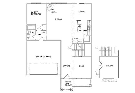 Magnolia Floor Plan first floor