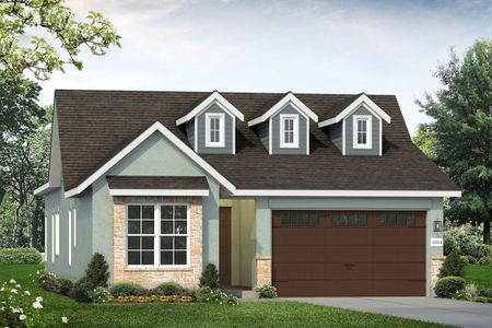 New construction Single-Family house 600 C-Bar Ranch Trl, Unit 99, Cedar Park, TX 78613 plan Cross Creek 1844 - image