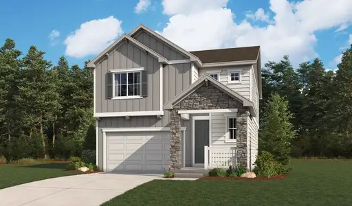 New construction Single-Family house 7887 Rainy Creek Trl, Colorado Springs, CO 80911 plan Poplar - image