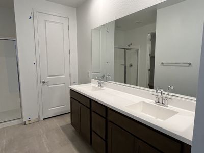 Lot 97 | Primary Bathroom | Florentine | Harvest at Citrus Park | New Homes in Goodyear, AZ | Landsea Homes