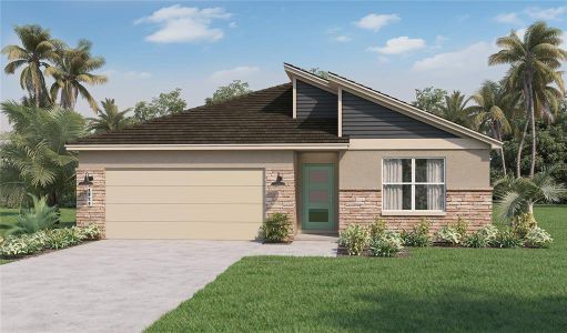 New construction Single-Family house 3927 Malawi Trail, Saint Cloud, FL 34772 Cali- photo 0