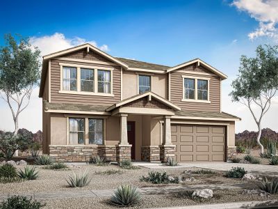 New construction Single-Family house Waddell, AZ 85355 plan Pacific - image