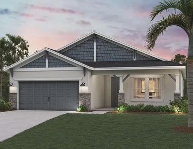 New construction Single-Family house 7732 Ocean Spray, Palmetto, FL 34221 plan Brighton - image
