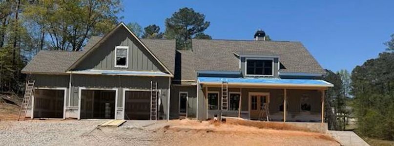 New construction Single-Family house 1429 Willowbend Pl, Monroe, GA 30655 plan (GA) Bentley A 3 Front Entry - image