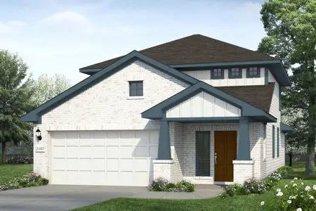 New construction Single-Family house 152 Beaver Path, San Antonio, TX 78245 plan Hunters Ranch 2107 - image 2