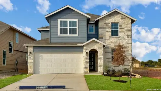 New construction Single-Family house 107 Hazel Peak, Boerne, TX 78006 plan The Saban - image