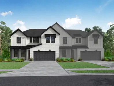 New construction Duplex house 9233 Soda Canyon Ln, Porter, TX 77365 plan Enchante - image