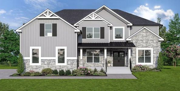 New construction Single-Family house 134 Blue Rider Trl, Hoschton, GA 30548 - image