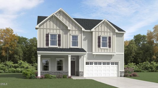 New construction Single-Family house 4330 Laurel Pond Wy, Raleigh, NC 27616 plan Tryon III - image