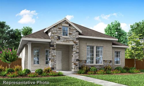 New construction Single-Family house 8173 Daisy Cutter Xing, Georgetown, TX 78626 Armstrong- photo 0