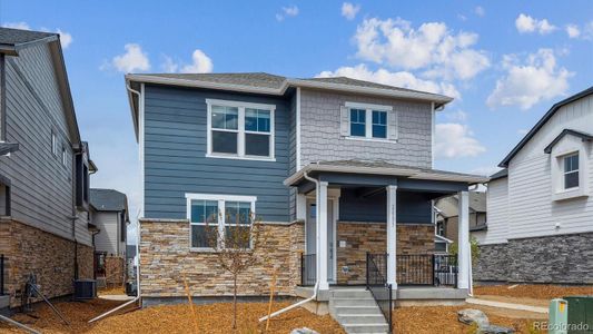 New construction Single-Family house 668 N Ukraine St, Aurora, CO 80018 plan Alamosa - image