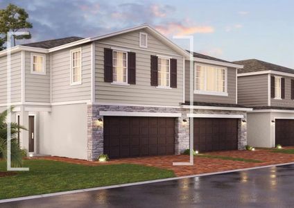 New construction Townhouse house 1200 Woody Cypress Drive, Kissimmee, FL 34746 - photo 0