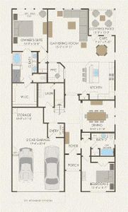 Pulte Homes, Mooreville floor plan