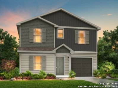 New construction Single-Family house 301 Mariposa Cir, Kenedy, TX 78119 plan Shenandoah - image