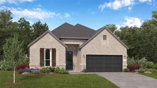 New construction Single-Family house 6702 Morning Flower Ln, Katy, TX 77493 Lakewood- photo 0