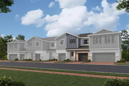 New construction Townhouse house 4299 Campsite Lp, Orlando, FL 32824 - photo 0