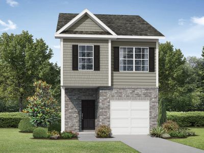 New construction Townhouse house 2804 Lillian Lane, Douglasville, GA 30135 Stephen Elliott Homes  The Savannah- photo 0 0