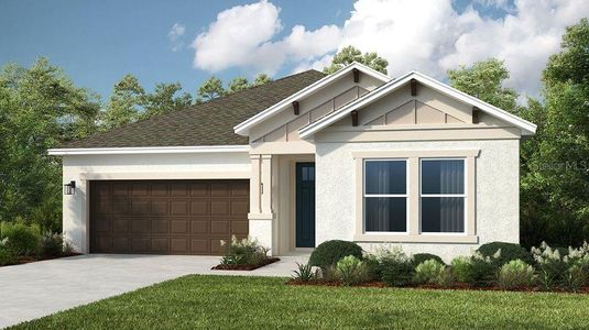 New construction Single-Family house 33284 Castaway Lp, Wesley Chapel, FL 33543 Antigua- photo 0