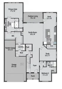 New construction  house 2924 Manchester Ct, Celina, TX 75009 plan Presidio - image