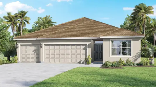 New construction Single-Family house 455 Sw Lakehurst Dr, Port St. Lucie, FL 34983 Madison- photo 0