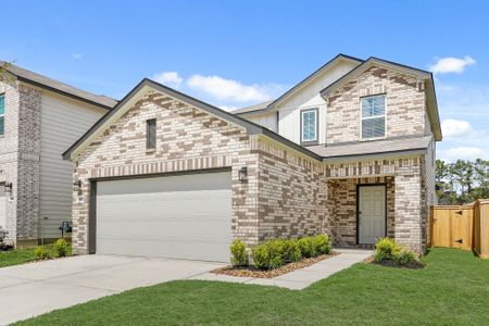 New construction Single-Family house 117 Rising Cedar Ln, Hockley, TX 77447 plan Hampton - image