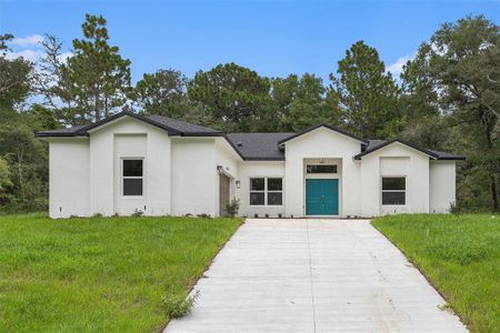 New construction Single-Family house 1627 W Beach Plum Drive, Citrus Springs, FL 34434 - photo 0