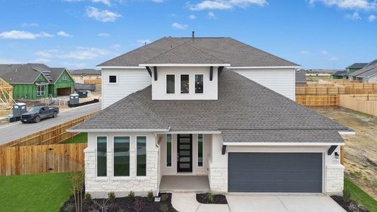 New construction Single-Family house 17320 Graces Path, Pflugerville, TX 78660 plan Guadalupe - image