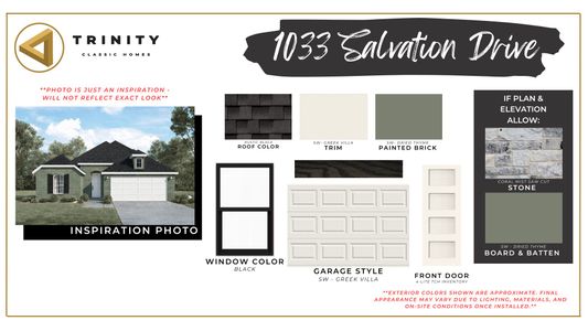 New construction Single-Family house 1033 Salvation Dr, Weatherford, TX 76088 plan The Concho - image