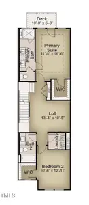 New construction Townhouse house 4091 Elk Creek Ln, Raleigh, NC 27612 Hudson 2- photo 2 2