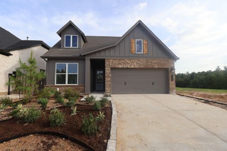 New construction Single-Family house 1935 El Pino St, Todd Mission, TX 77316 plan The Carrollton - image