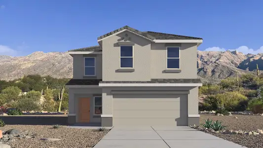 New construction Single-Family house 10058 N Cascalote Ln, Marana, AZ 85653 plan Kate - image