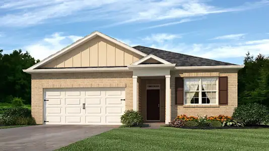 New construction Single-Family house 8199 Elkhorn Ct, Fairburn, GA 30213 plan Aria - image
