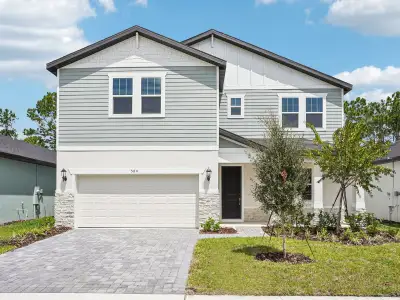 New construction Single-Family house 580 Brookhaven Trl, Ormond Beach, FL 32174 plan Valentia - image