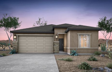 New construction Single-Family house 42850 W Peters Dr, Maricopa, AZ 85138 Verbena- photo 0