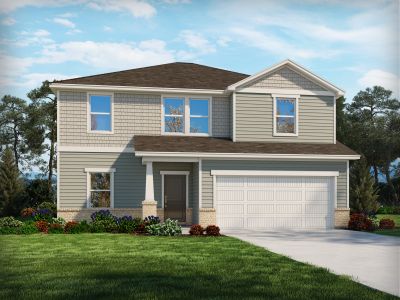 New construction Single-Family house 628 Hollybank St, Fountain Inn, SC 29644 plan Brentwood - image