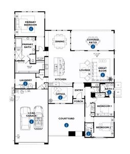 New construction Single-Family house 3430 Club Terrace Wy, Wickenburg, AZ 85390 plan Vela - image