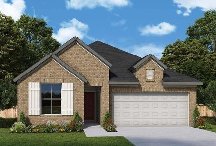 New construction Single-Family house 1327 Wicklow Forest Street, Magnolia, TX 77354 The Penmark- photo 0