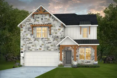 New construction Single-Family house 1011 Olive Dr, Montgomery, TX 77316 plan Puma - image