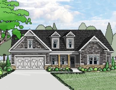 New construction Single-Family house 500 Belle Woode St, Monroe, GA 30656 plan The Emerson - image