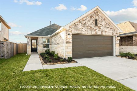 New construction Single-Family house 22732 Hackberry Leaf Dr, New Caney, TX 77357 Primrose- photo 0
