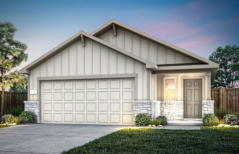 New construction Single-Family house 109 Morningdale Dr, Liberty Hill, TX 78642 plan Afton - image