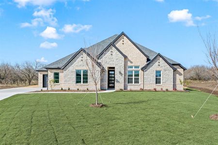 New construction Single-Family house 6005 Rolling Creek Court, Aledo, TX 76008 Carson- photo 0