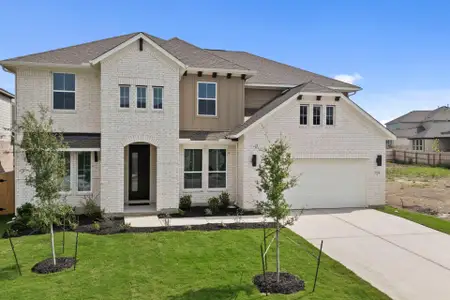 New construction Single-Family house 17208 Graces Path, Pflugerville, TX 78660 plan Wichita II - image