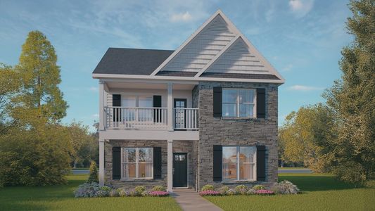 New construction Single-Family house 601 Dorset Stream Dr, Fuquay Varina, NC 27526 plan Calhoun - image