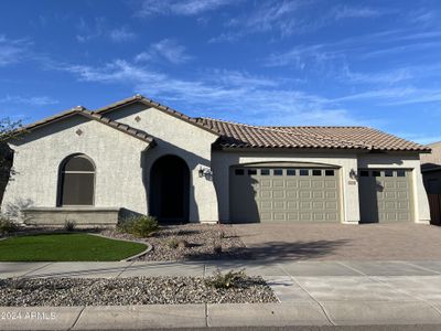 New construction Single-Family house 16036 W Questa Drive, Surprise, AZ 85387 Harris Beach Super Garage- photo 0