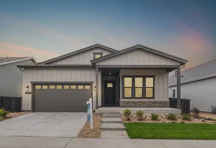 New construction Single-Family house 11112 Amber Light Cir, Littleton, CO 80125 plan 4081 Crimson Sky Elevation C-Highline Ranch - image