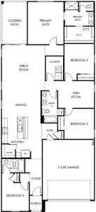 New construction Single-Family house 9744 W Larson St, Marana, AZ 85658 plan Topaz - image