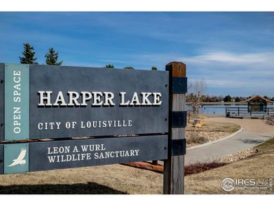 Walking distance to the popular Harper Lake trails.